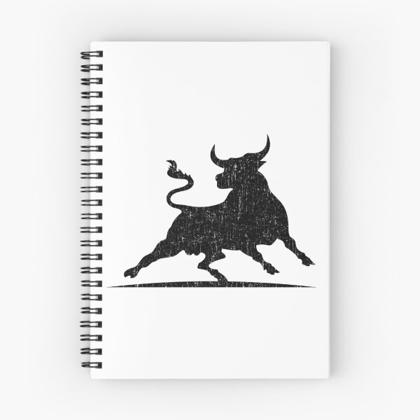 Item preview, BLACK BULL SILHOUETTE USED LOOK BY SUBGIRL designed and sold by SUBGIRL.