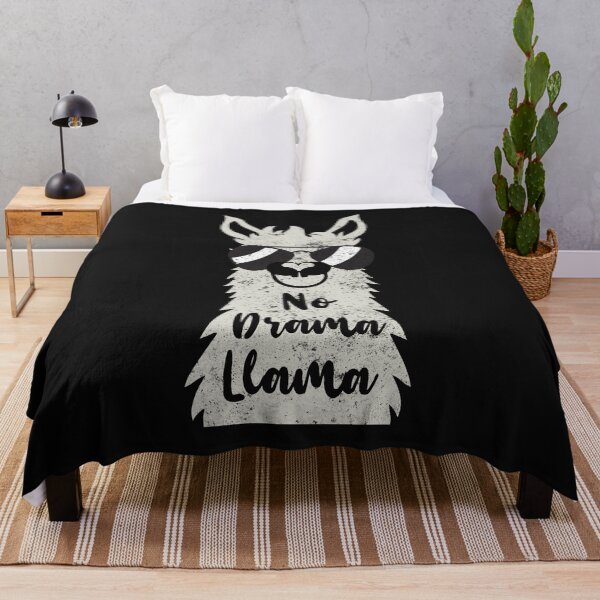 Item preview, No Drama Rockstar Llama Alpaca Funny Animal Lover designed and sold by findgreatshirts.