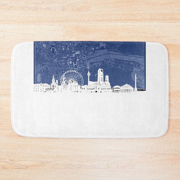 Item preview, stuttgart skyline designed and sold by BekimART.