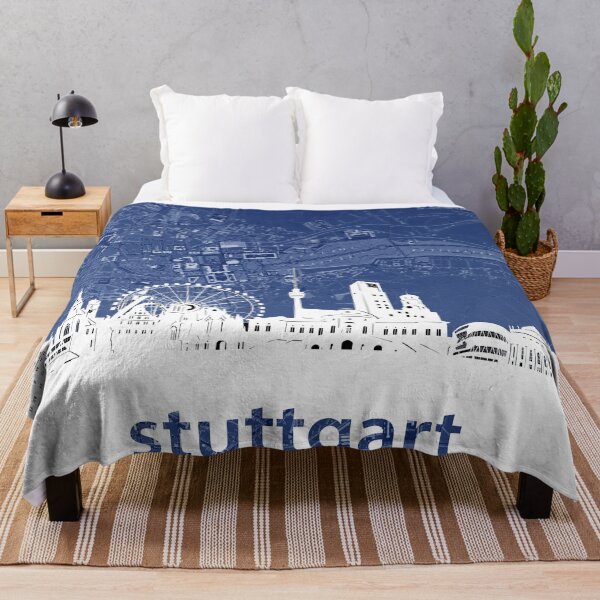 Item preview, stuttgart skyline designed and sold by BekimART.