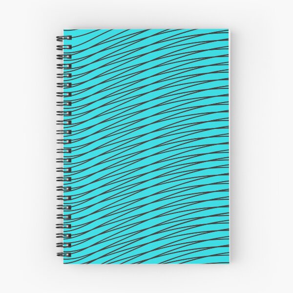 Item preview, geometric lines effect blue waves designed and sold by CREATINERY.
