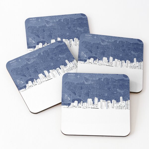 Item preview, vancouver skyline designed and sold by BekimART.