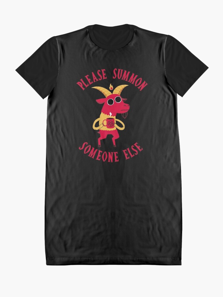 Alternate view of Summon Someone Else Graphic T-Shirt Dress