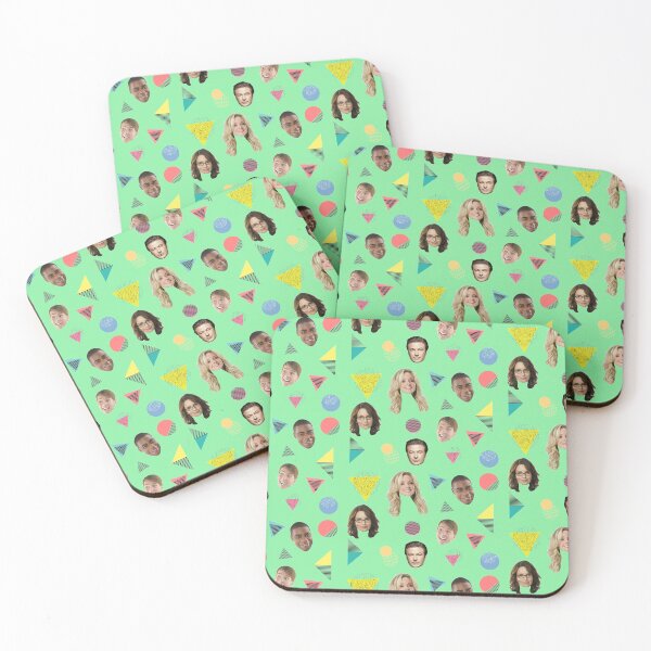 30 rock pattern Coasters (Set of 4)
