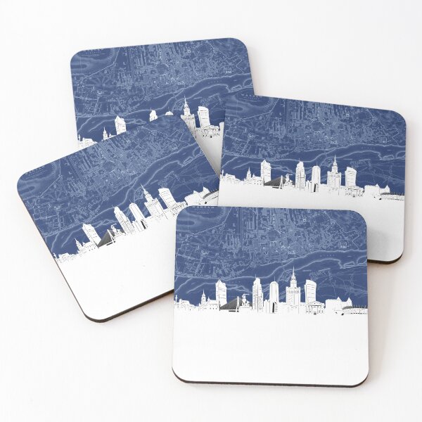 Item preview, warsaw skyline designed and sold by BekimART.