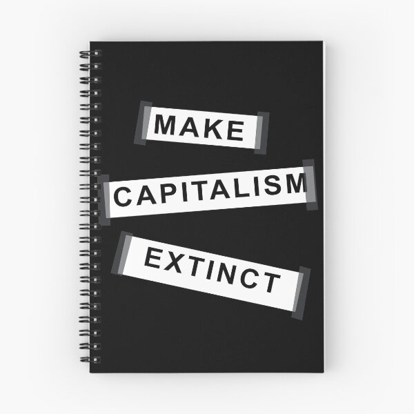 Item preview, Make Capitalism Extinct Bold Text design designed and sold by GetItGiftIt.