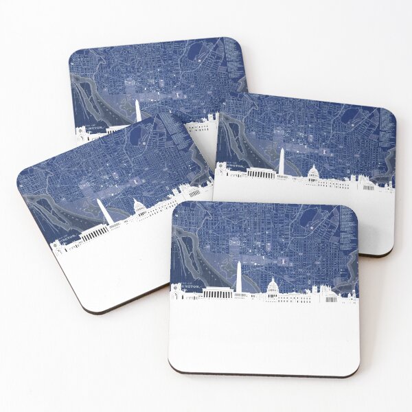 Item preview, washington dc skyline designed and sold by BekimART.