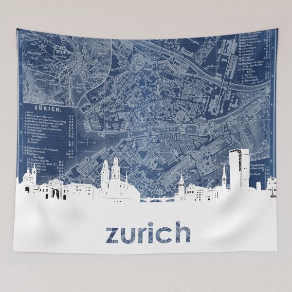 Item preview, zurich skyline designed and sold by BekimART.
