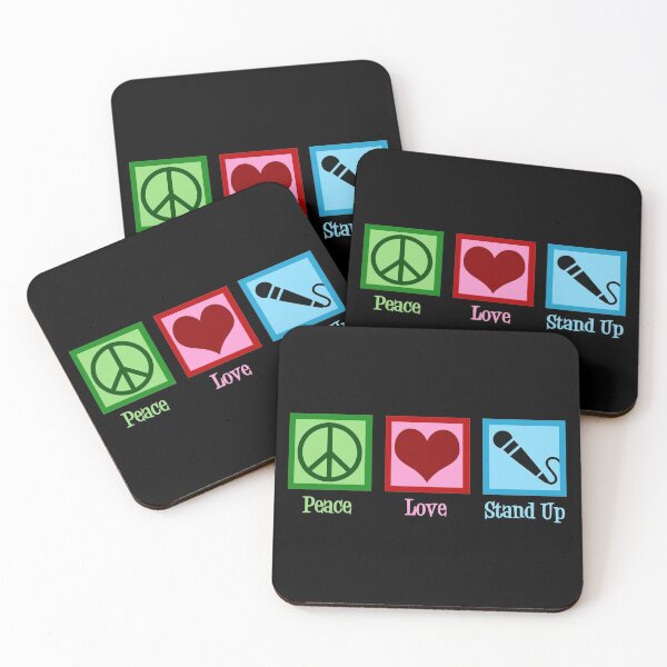 Item preview, Peace Love Stand Up Comedy designed and sold by Epic Love Designs.