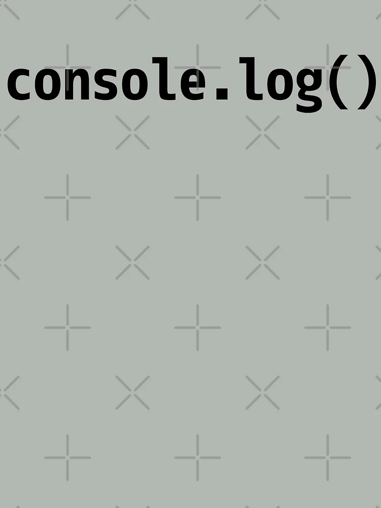 Thumbnail 4 of 4, Boxy T-Shirt, console.log() - JavaScript/Web Developer Black Text Design designed and sold by geeksta.