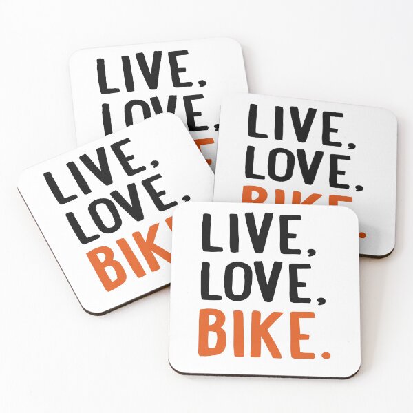 Item preview, live, love, bike designed and sold by Vectorqueen.