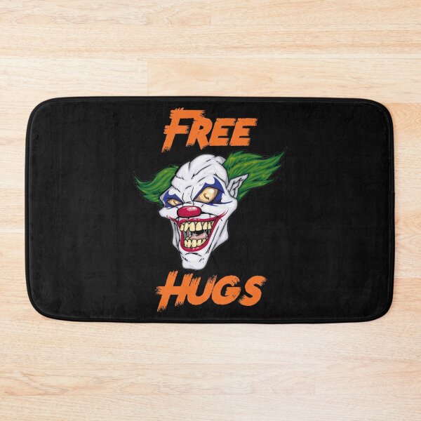 Item preview, Sad Scary Clown Face Free Hugs Halloween Joke designed and sold by Leslie Smith.