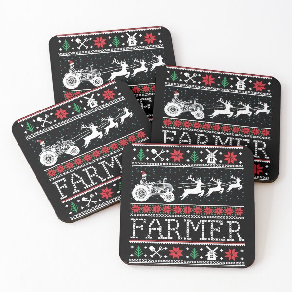 Item preview, Farmer Tractors Ugly Christmas Xmas Gifts designed and sold by mrsmitful.