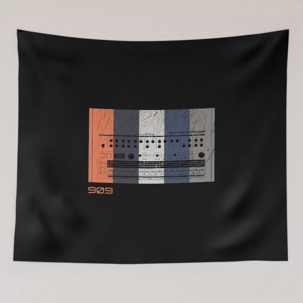 Item preview, Analog Drum Machine - Retro Synth Vintage 909 design designed and sold by A-Fashion.