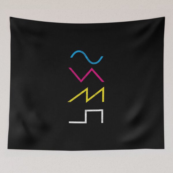Item preview, Vintage Synthesizer Techno Waveform - Synth Nerd design designed and sold by A-Fashion.