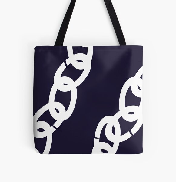 Nautical Chains All Over Print Tote Bag