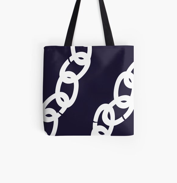 Nautical Chains All Over Print Tote Bag