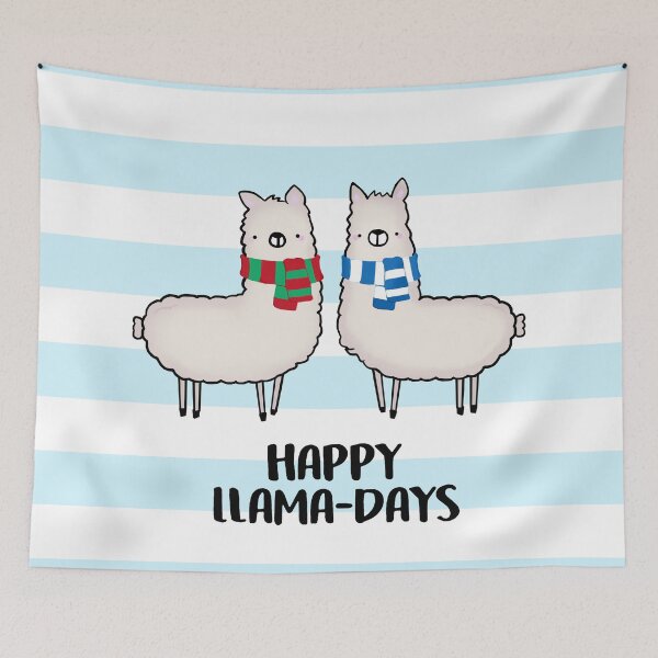 Item preview, Happy Llama-Days designed and sold by Stacey Roman.
