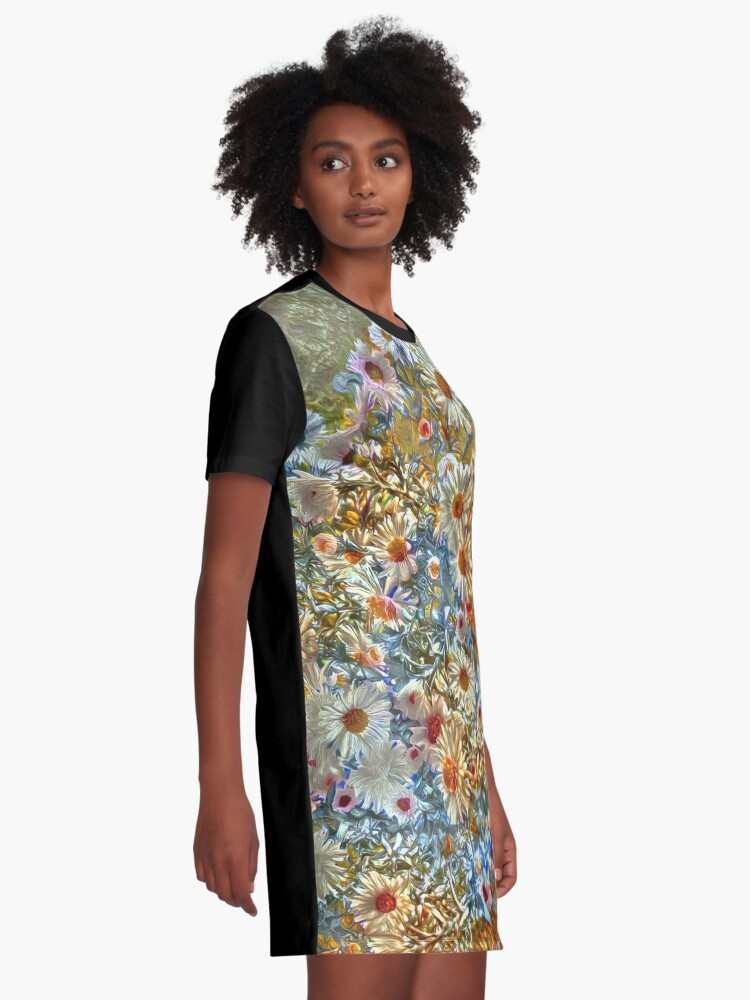Alternate view of Flowers Graphic T-Shirt Dress