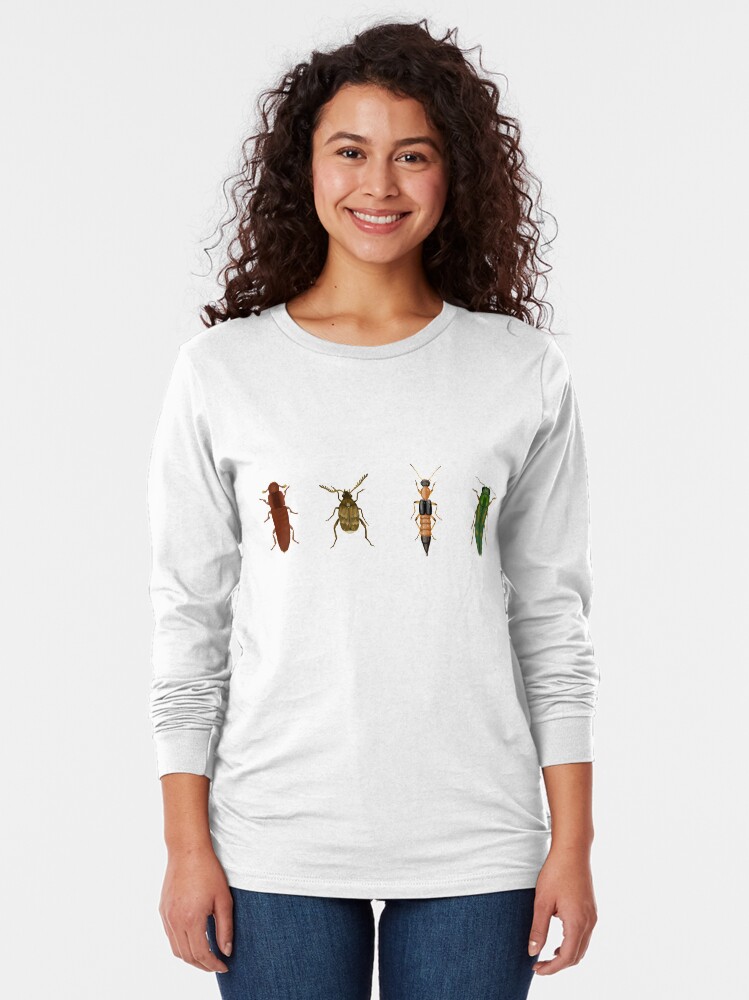 Alternate view of Four Beetles Long Sleeve T-Shirt