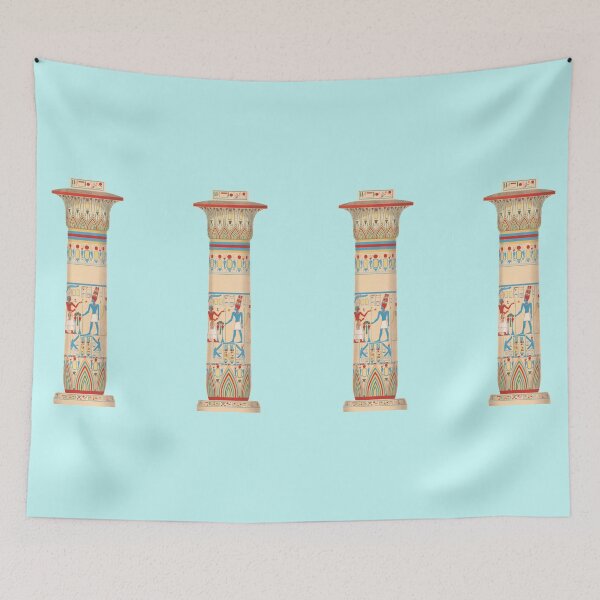 Item preview, Papyrus column Ramses and Amun designed and sold by WillowNox7.