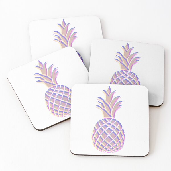 Item preview, gold/blue/purple geometric pineapple designed and sold by qlobba.
