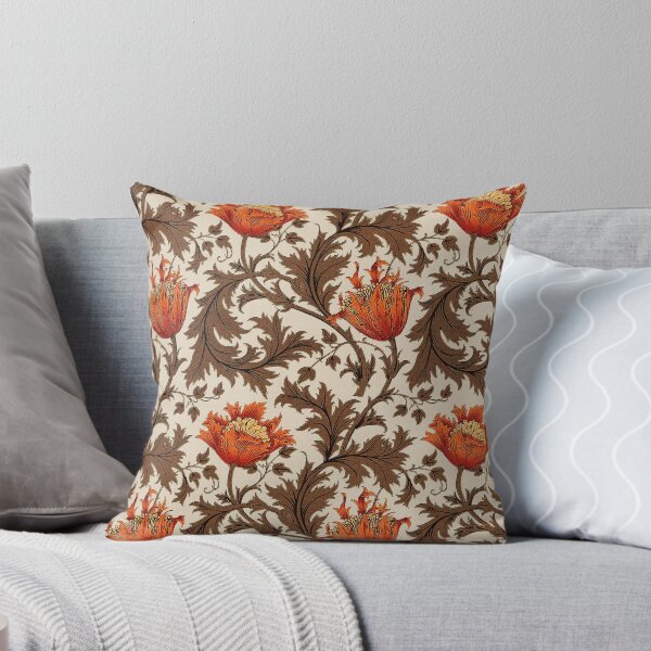 Artikel-Vorschau von William Morris Anemone, Beige, Brown und Rust Orange, designt und verkauft von Marymarice.