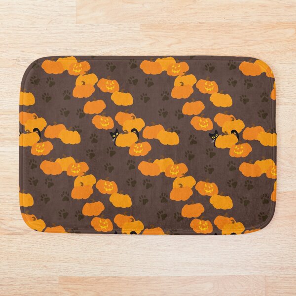 Item preview, Cat in the Pumpkin Patch (Brown) designed and sold by Ozmay.