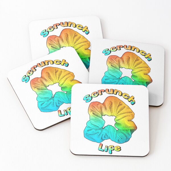 Item preview, VSCO Scrunchie Scrunch Life Colorful Rainbow Girls designed and sold by DESTINATIONS DECAL DOS.