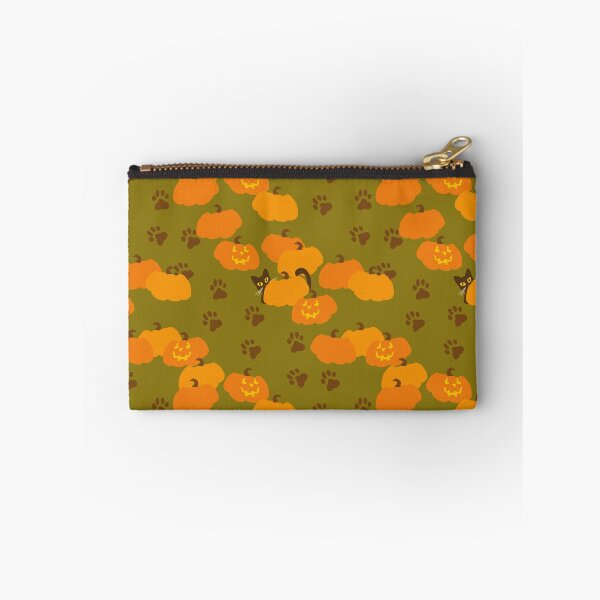 Item preview, Cat in the Pumpkin Patch (Olive) designed and sold by Ozmay.
