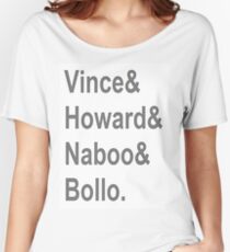 Mighty Boosh Characters Women's Relaxed Fit T-Shirt