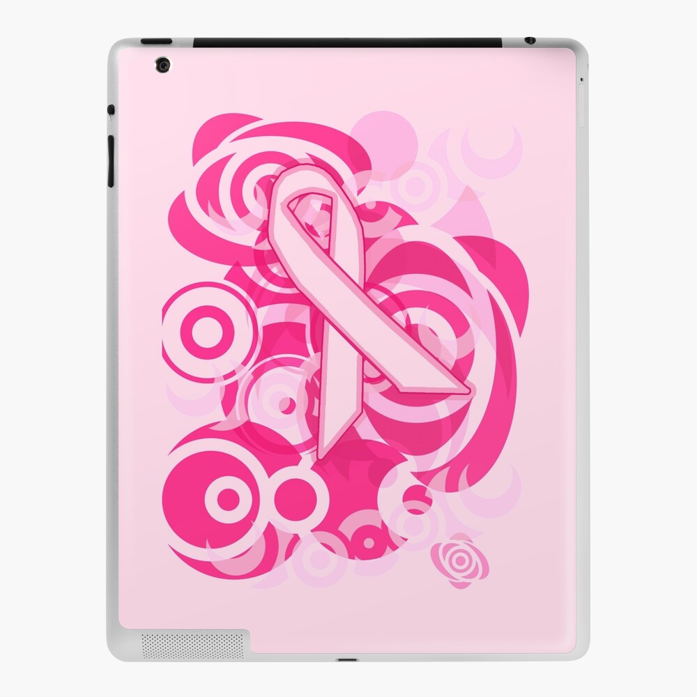 Baseball Pink Ribbon Breast Cancer Awareness Tee, Fighter | iPad Case & Skin