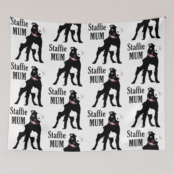 Item preview, Staffie Mum BW designed and sold by sisusisu.