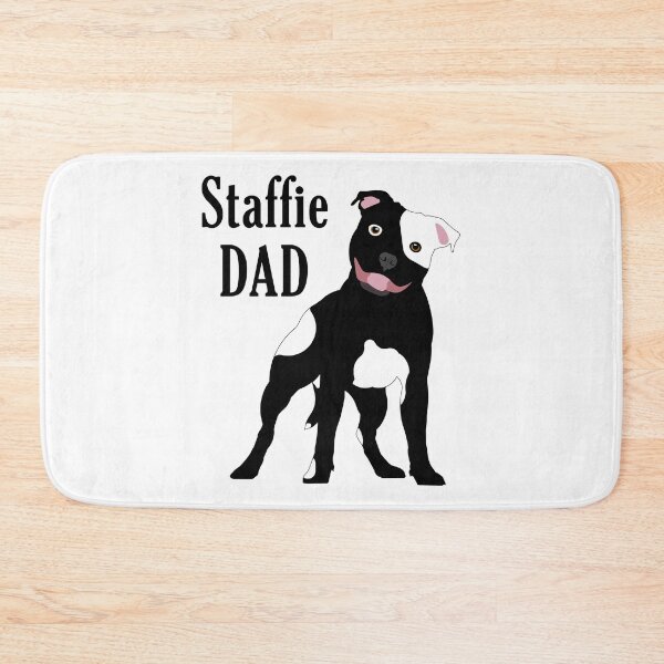 Item preview, Staffie Dad BW designed and sold by sisusisu.