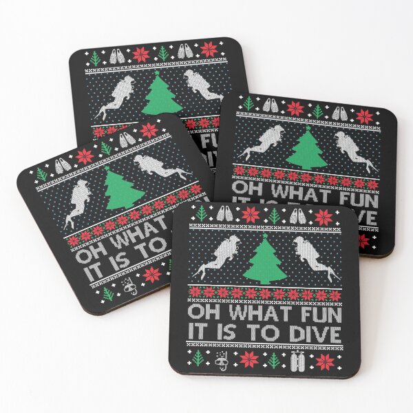 Item preview, Funny Scuba Diving Diver Ugly Christmas Xmas Gifts designed and sold by mrsmitful.