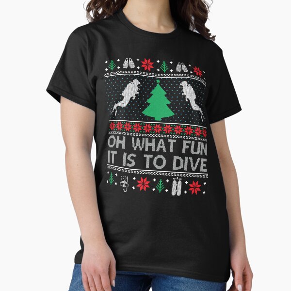 Item preview, Funny Scuba Diving Diver Ugly Christmas Xmas Gifts designed and sold by mrsmitful.