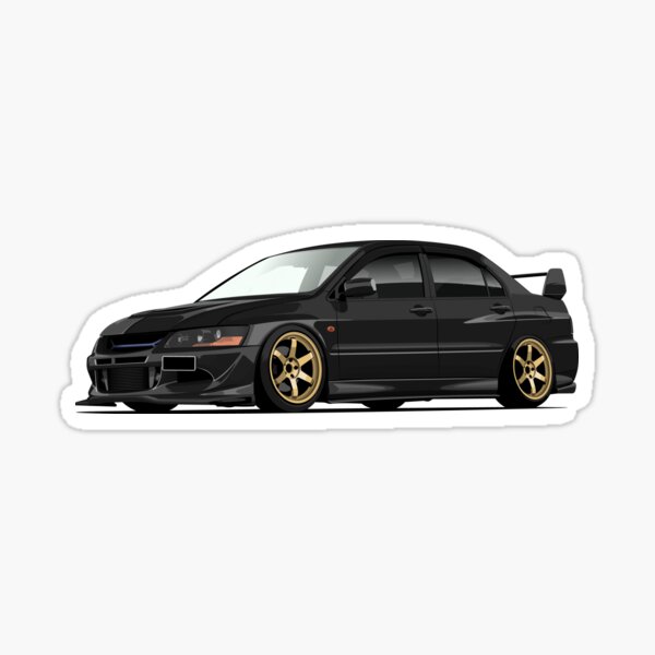 Evo 9 Stickers Redbubble