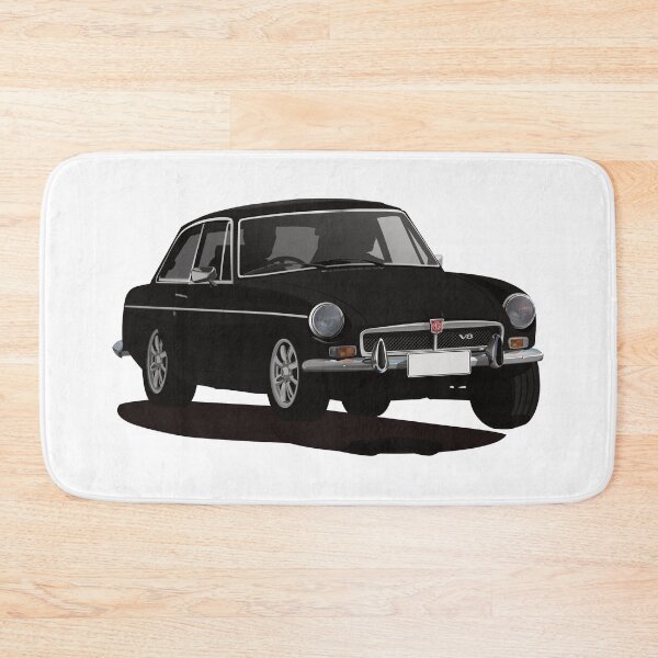 Item preview, MGB GT V8 - illustration - black designed and sold by knappidesign.