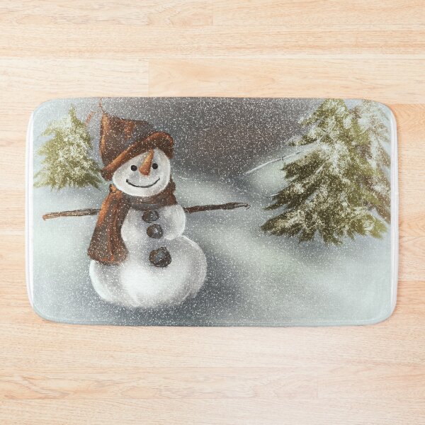 Item preview, Happy Snowman In The Snow designed and sold by Lois  Bryan.