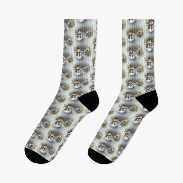Item preview, Happy Snowman In The Snow designed and sold by Lois  Bryan.