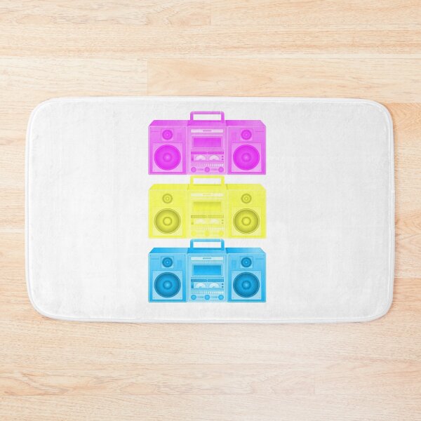 Item preview, retro colourful boomboxes 3x designed and sold by qlobba.
