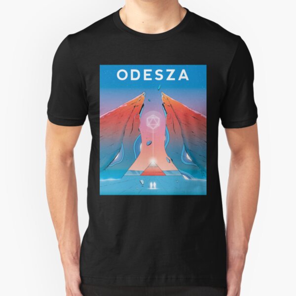 odesza moment apart cliff full tour 2019 2020 gabungan4 Slim Fit T-Shirt