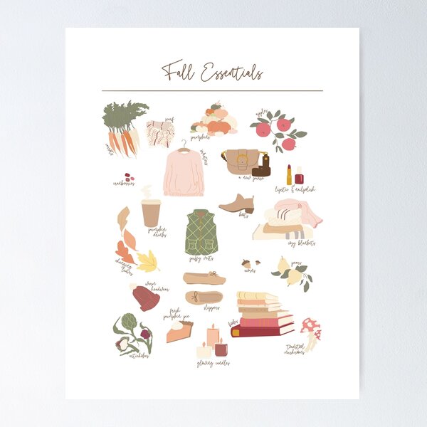 Item preview, Fall Essentials designed and sold by gabriellejean.