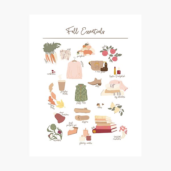 Item preview, Fall Essentials designed and sold by gabriellejean.