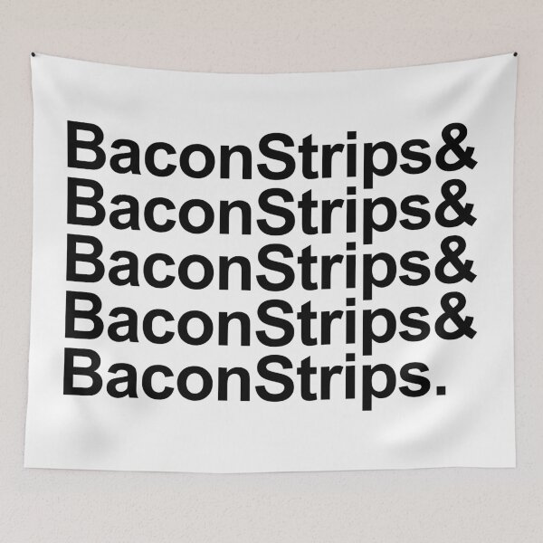 Item preview, Bacon Strips List (Black) designed and sold by TheLastStand.
