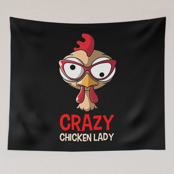 Item preview, Crazy Chicken Lady designed and sold by tonstan.