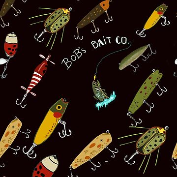 Vintage Fishing Lures 2 iPad Case & Skin for Sale by Salzanos