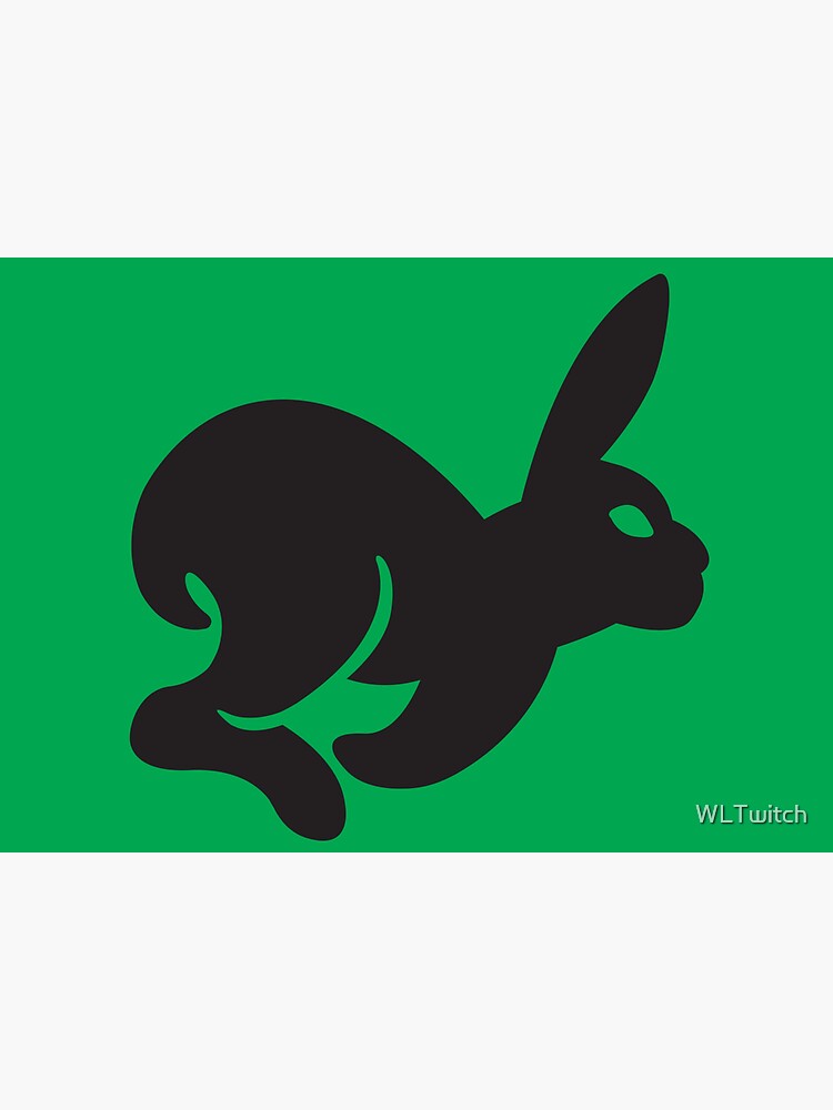 Thumbnail 3 of 3, Sticker, Bunny 001 designed and sold by WLTwitch.