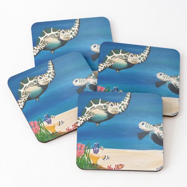 Item preview, Turtle Waters at Ningaloo  designed and sold by DebsArtPix.