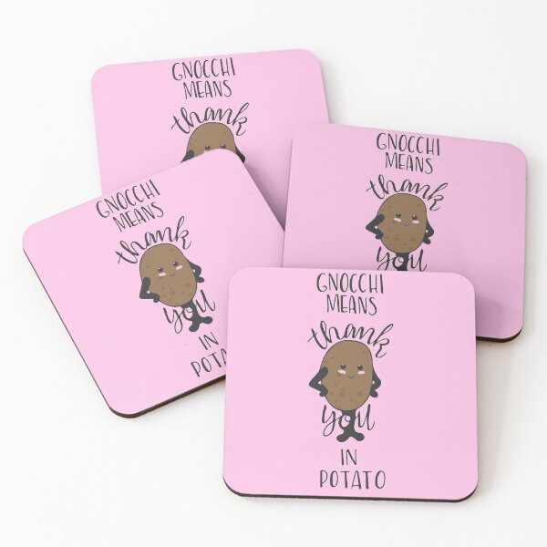 Item preview, Gnocchi Means Thank You in Potato designed and sold by mritt.